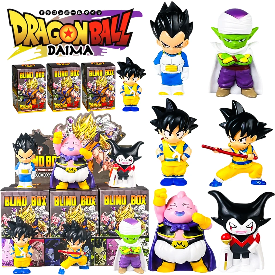 

Dragon Ball аниме-фигурка Гоку слепая коробка Vegeta аниме-фигурка Mystery Box украшение для рабочего стола аниме лучший праздничный подарок