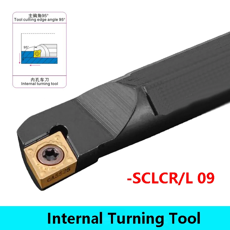 LIHAOPING CNC Cutter Tools S12M S14N S16Q S18Q S20R S25S SCLCR09 SCLCL09 Internal Turning Tool Lathe Boring Bar Holder SCLCR