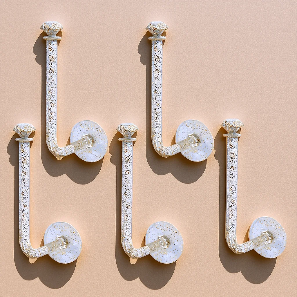 

5Pcs Clear Glitter Acrylic Scrunchie Holders Adhesive Hair Accessories Organizer for Bedroom Living Room Wall Decor Scrunchy