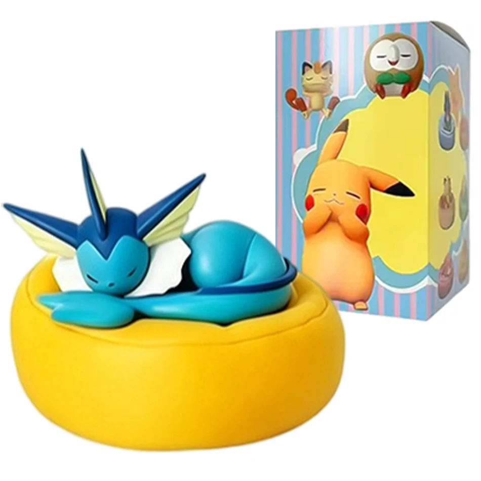 Heiß begehrte Anime-Figur Eevee Multi-Form-Serie Blindbox Desktop-Dekoration Ornament-Set Spielzeug Szenenbauteile Überraschungsgeschenk
