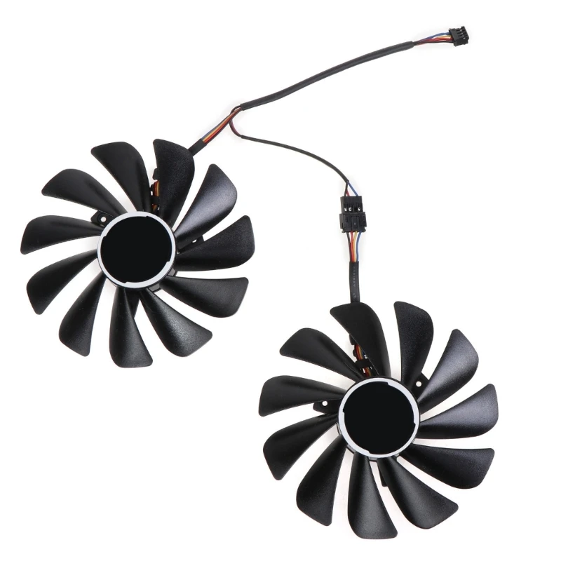 

2Pcs 95mm FDC10U12S9-C GPU Fan For Radeon 5700 XT 5700XT Graphics Card Dropship