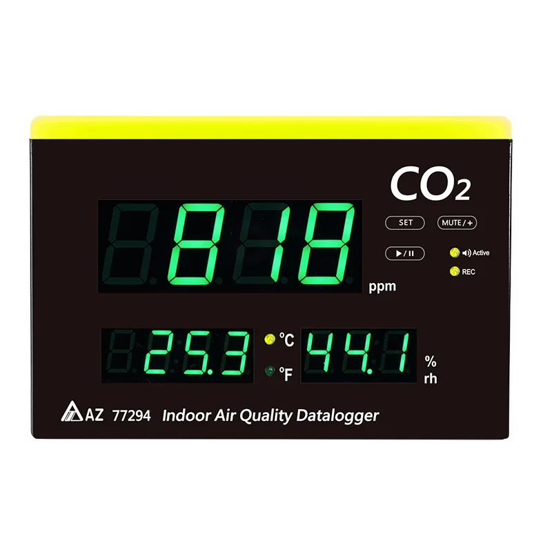 

AZ77294 Регистратор данных CO2 AZ-77294 Промышленный измеритель концентрации CO2 для хранения данных, термогигрометр