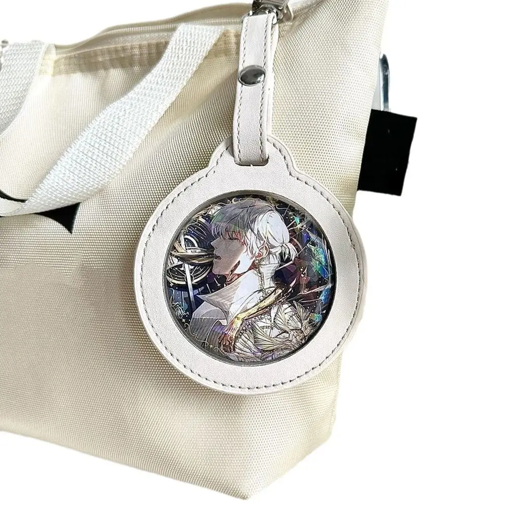 Gift Multi-Color Badge Bag Transparent Window Round Badge Display Bag PVC Hanging Decoration Badge Protector