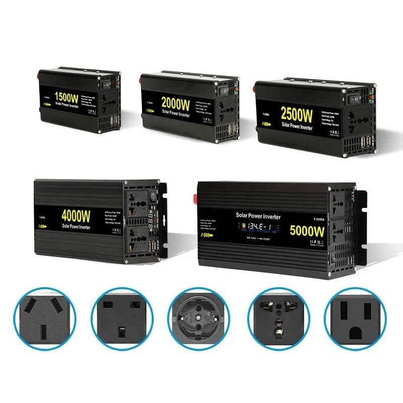 Convertitore sinusoidale modificato ad alta efficienza da 2500 W per energia solare