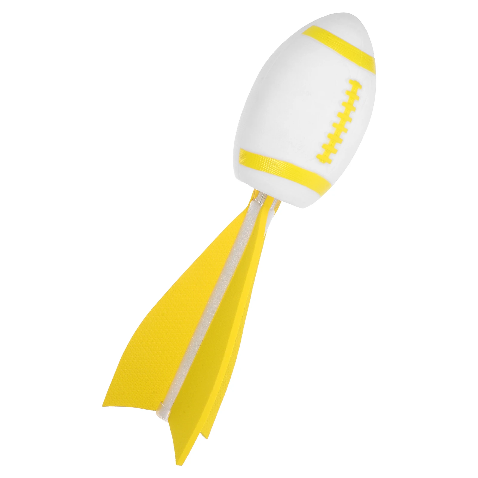 كرة الرجبي الطائرة المتغيرة الألوان المتوهجة ألعاب كرة القدم الداكنة كرات القدم البيضاء لألعاب الأطفال