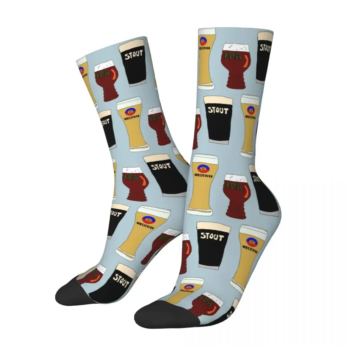 Craft Beers Socks Harajuku Super Soft Stockings All Season Long Socks Accessories for Unisex Gifts