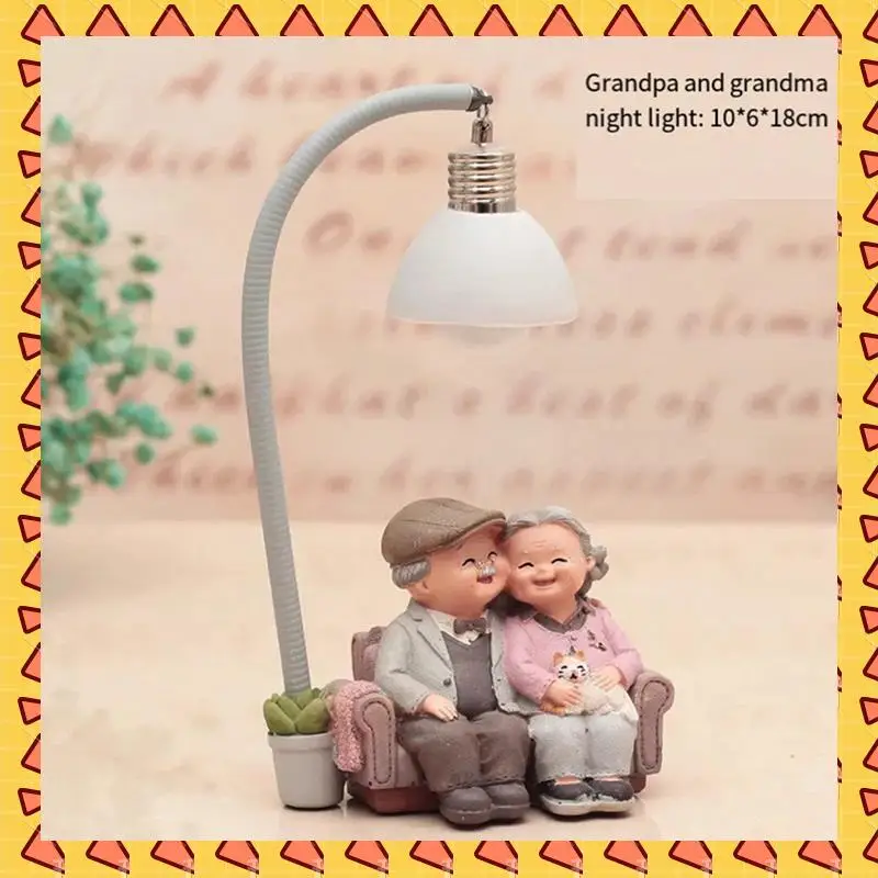 

A008 Couple Presents Wedding Anniversary Gift To Wife Husband Girlfriends Gift Old Man Old Woman Home Living Room,B Durable