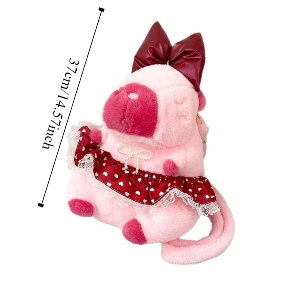 Sac à dos en peluche Capybara en coton PP, sac à bandoulière de Collection, sac en fourrure de poupée en peluche, sac à dos Portable en peluche douce