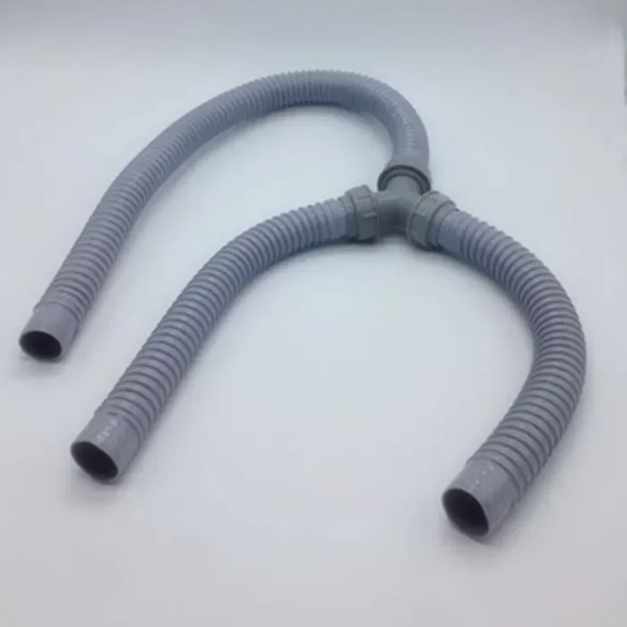Tubo en Y de plástico de 110cm para autocaravana, salida de aguas residuales, manguera de púas para lavabo de cocina, Conector de aire Y combustible