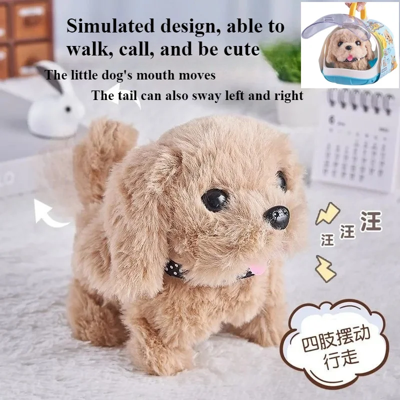 

2025 New Smart Kids Electronic Pet Dog:Walks, Barks, Wags Tail , Cute Interactive Toy for Toddlers - Xmas Sale!