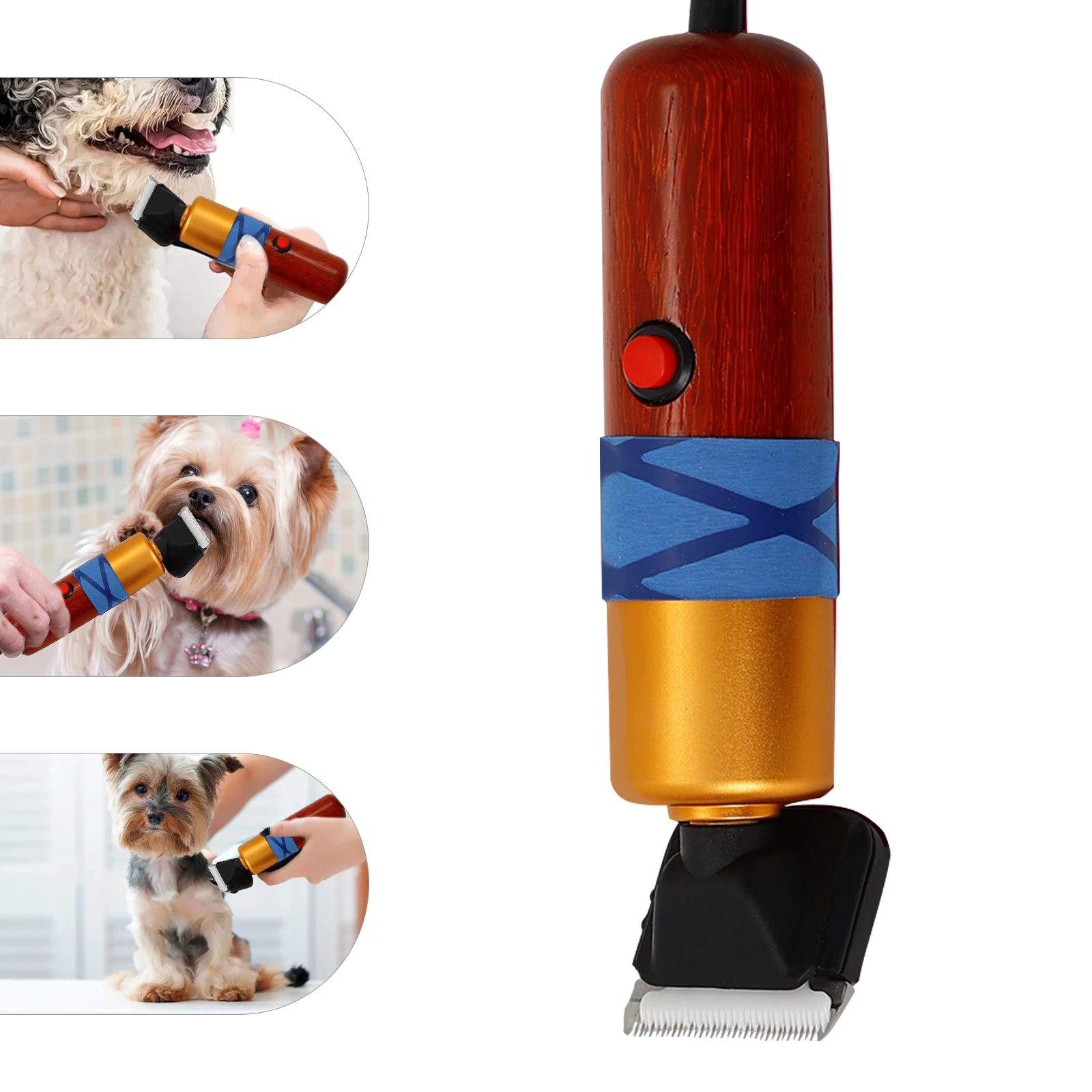 

Electric Sheep Shears 200W Pet Clipper with Replaceable Blade Animal Shave Grooming for Farm Livestock, Goat, Alpaca