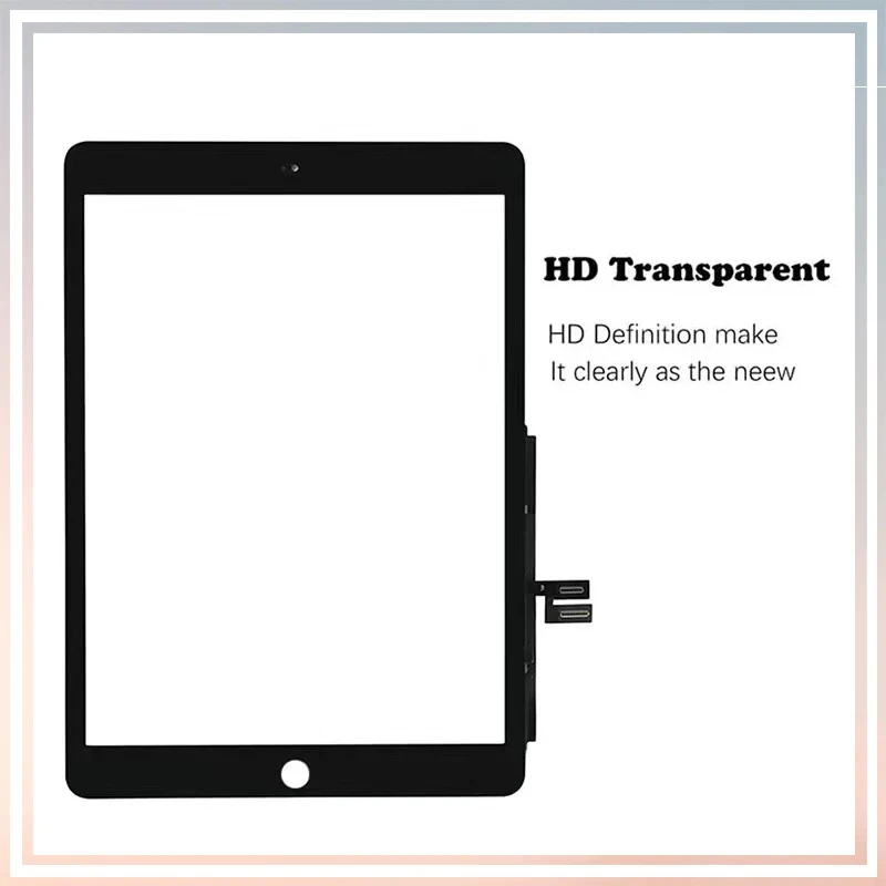 For Ipad 7th 8th 9th Digitizer Touch Screen Panel Touch Display Digitizer For Ipad7 Ipad8 Ipad9 Touch Screen Home Button Bezel