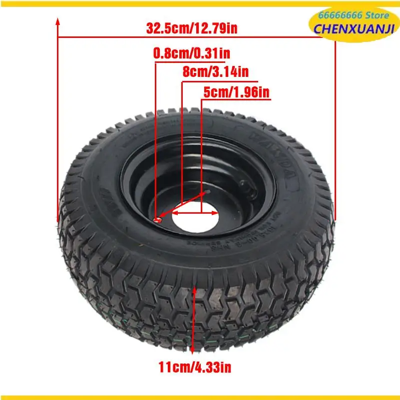 

НОВИНКА для садового газонокосилки, трактора, газонокосилки, колеса 13x5.00-6 для бездорожья с черными колесами