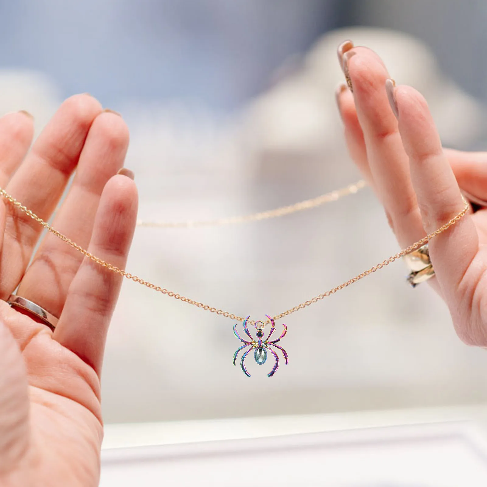 

20Pcs Creative Spider Pendant Charms For Halloween Jewelry Making DIY Supplies
