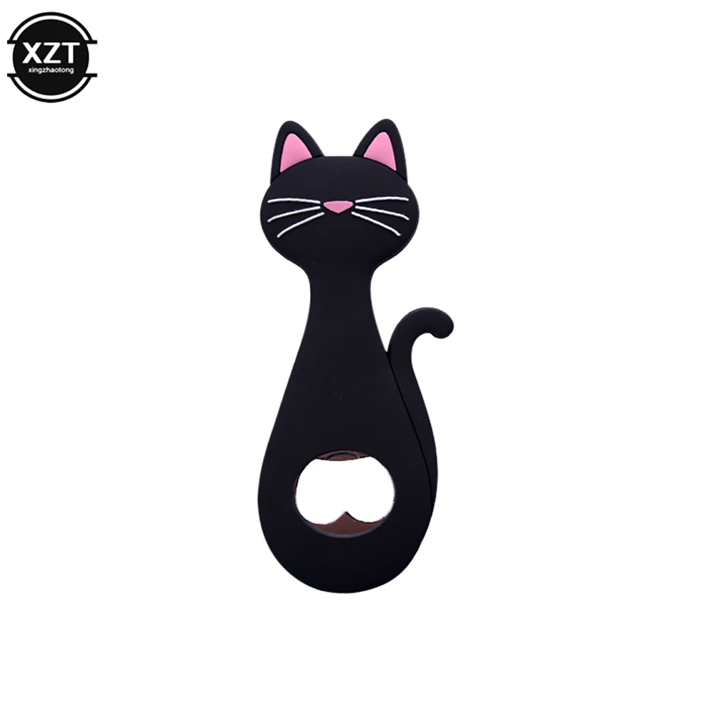 Cute Cat Bottle Opener, Refrigerator Stickers, Wedding Gifts, Home Decor, Refrigerator Magnet, Magnetic Stickers