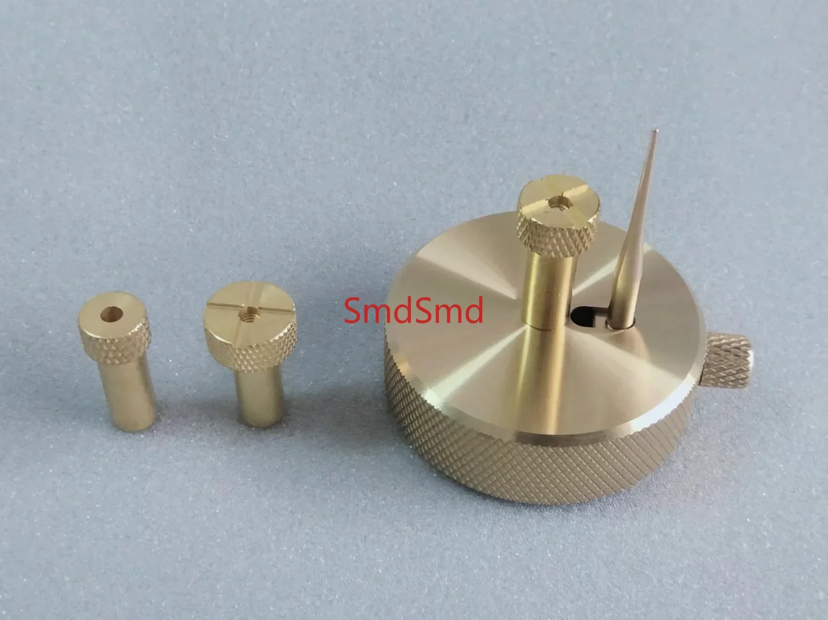 Brass Watch Balance-cock Tool with Adjustable 8mm 9.5mm 11mm Support for Movement Repair Glass Dust Free Cover Included