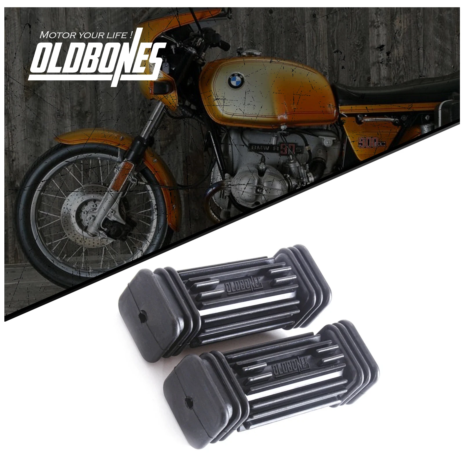Cafe Racer R Serie For BMW R50 R60 R75 R90 R90S R100S R100RS R60T R75T R80T R100T Motorcycle Foot Rest Peg Rubber