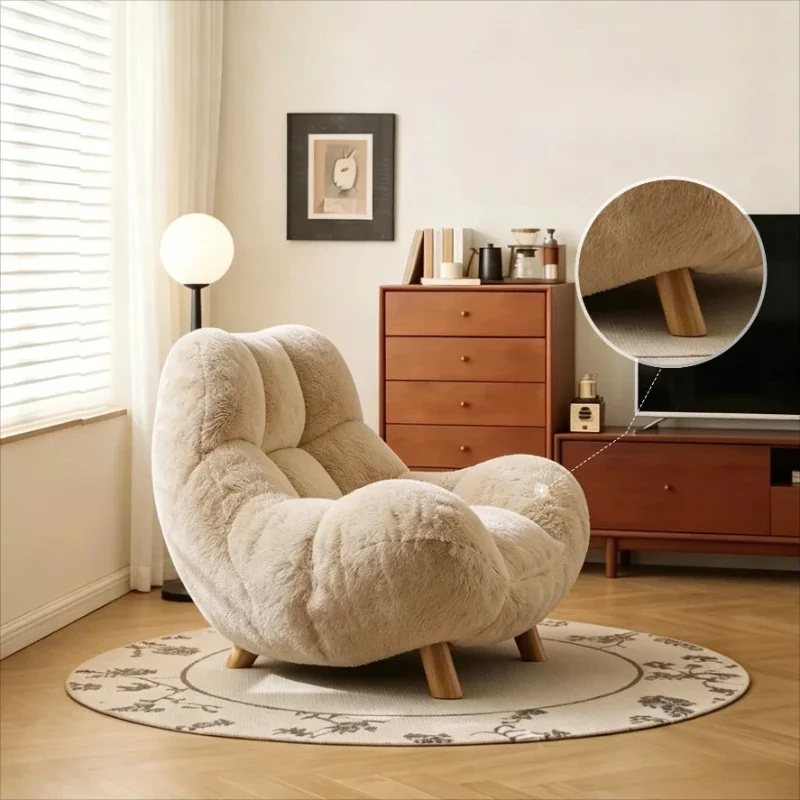 Luxury Smooth Convenient Living Room Chairs Upholstered Minimalist Elegant Living Room Chairs Sedie Salotto Lounge Furniture