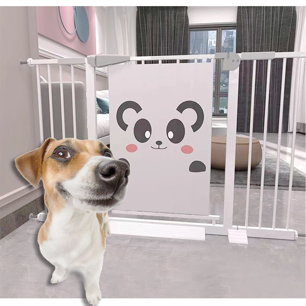 Cheapest New Retractable Mesh Dog Gate Extra Tall and Wide Baby Safety Gate Pet Gate for Doorways Stairways