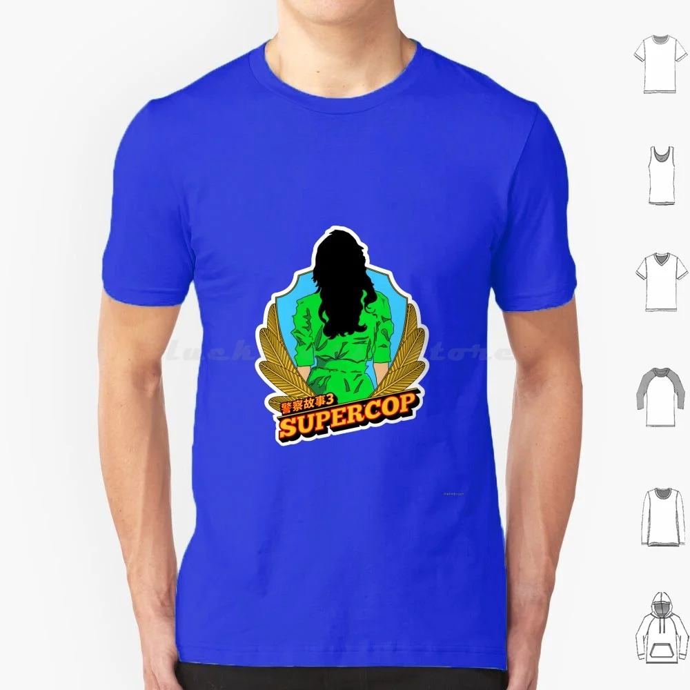 

Supercop #1 T Shirt 6xl Cotton Cool Tee Jackie Chan Michelle Yeoh Movies Martial Arts Supercop Police Story 90s 1990s