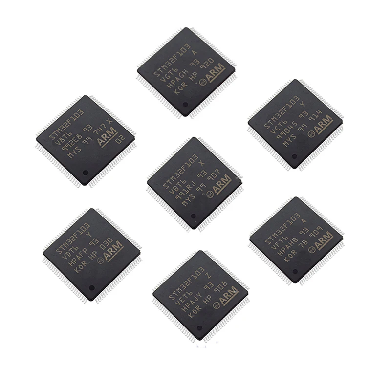 2PCS STM32F103VET6 32F103VDT6 32F103VBT6 32F103VFT6 32F103VCT6 32F10V8T6 32F10ZDT6 32F103ZCT6 ZGT6 STM MCU microcontroller chips