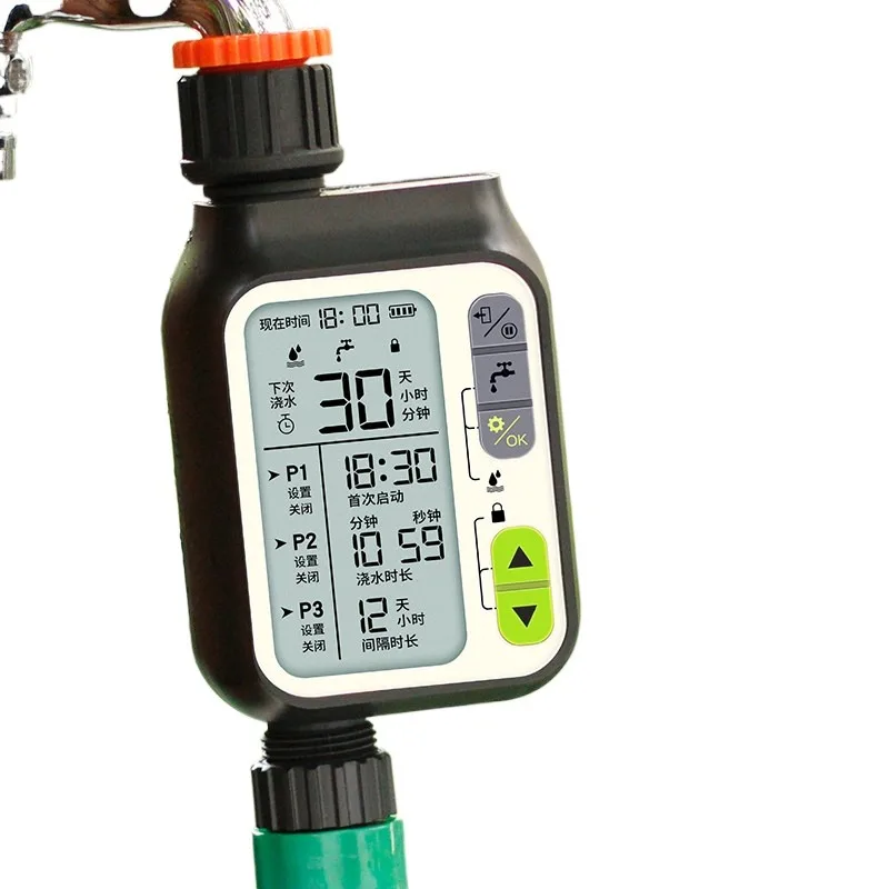 For Rain Sensing Large Screen Automatic Flower Watering  Timing Intelligent Irrigation Controller