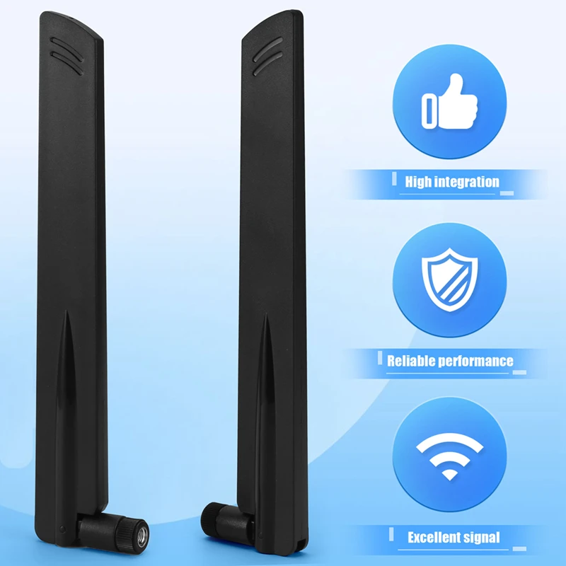 5G 4G 3G Antena de comunicación 600-6000Mhz 18Dbi Omni Antena de seguridad para el hogar inteligente SMA macho