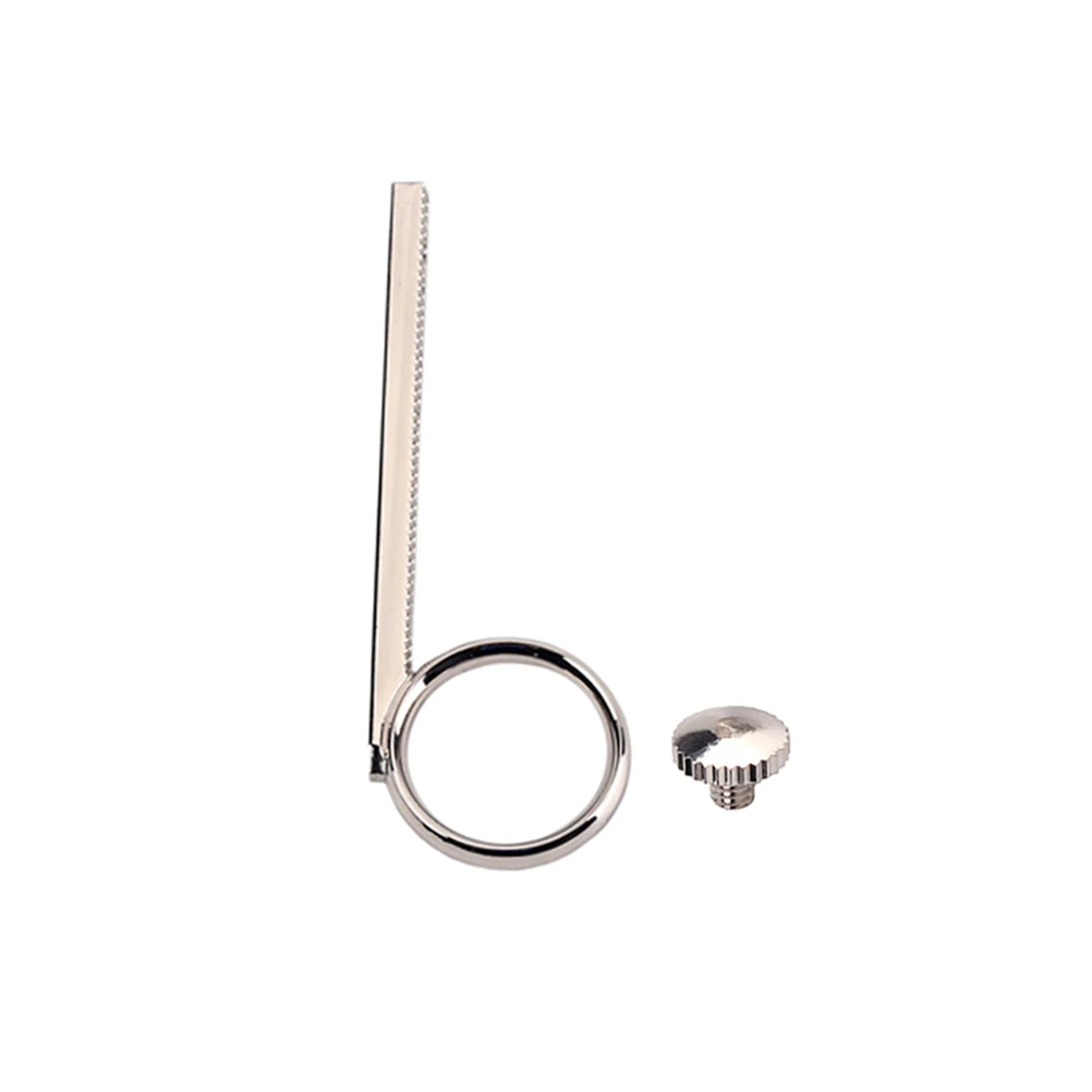 

2pcs Trumpet Finger Ring Metal Durable Suitable for Trumpet Cornet Accessory Slide Hook Screw Replacement Parts