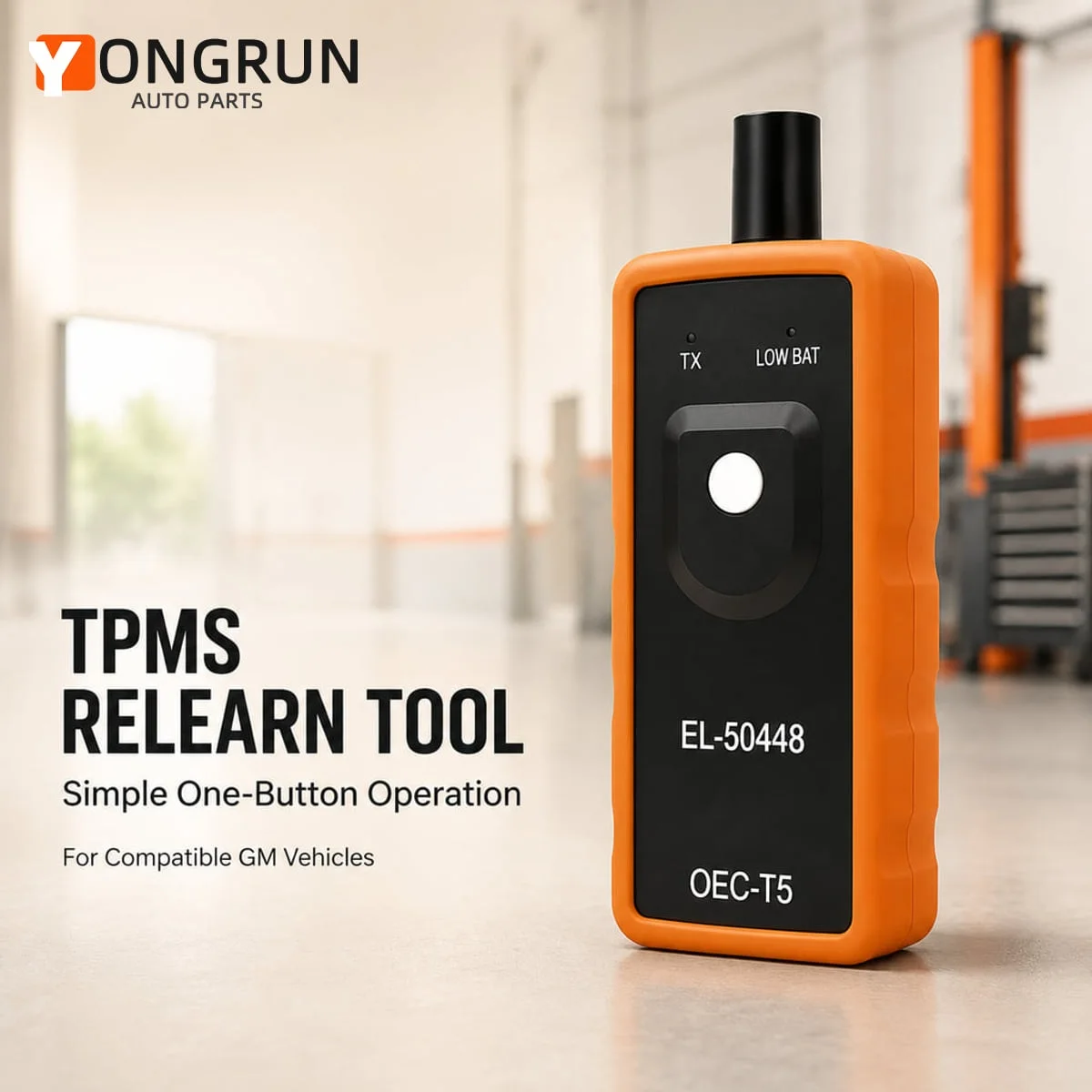 YONGRUN EL50448 TPMS Relearn Tool for Tire Pressure Sensor Activation Fit for Chevy Buick Cadillac GMC 2006-2022