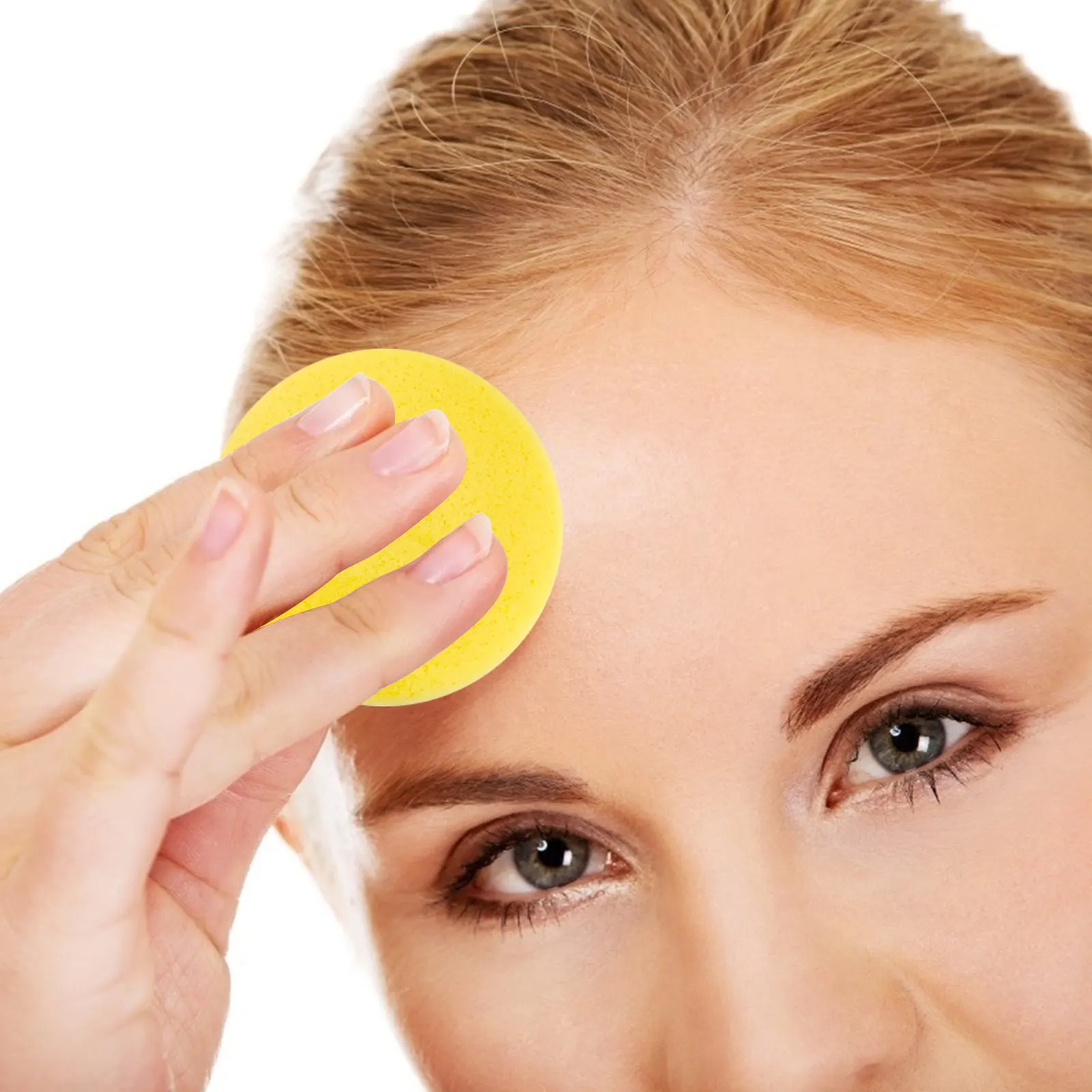 144Pcs Compressed Facial Cleansing Sponge Pink Yellow Blue Disposable Makeup Removal Pad for Home Travel Camping