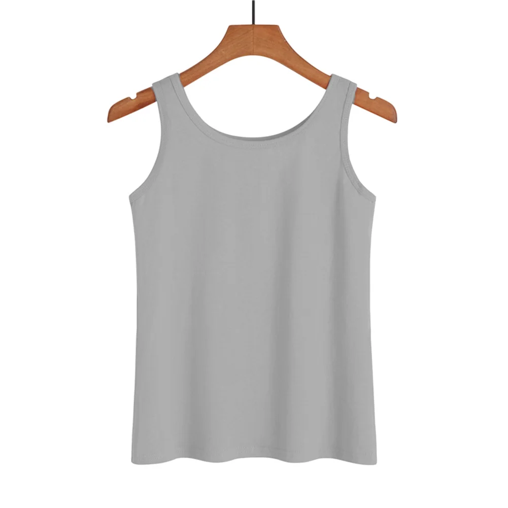 

Beach Holiday Pure Cotton Camisole Beautiful Back T Shirt Beautiful Back T Shirt High Stretch Fabric Holiday Clothing