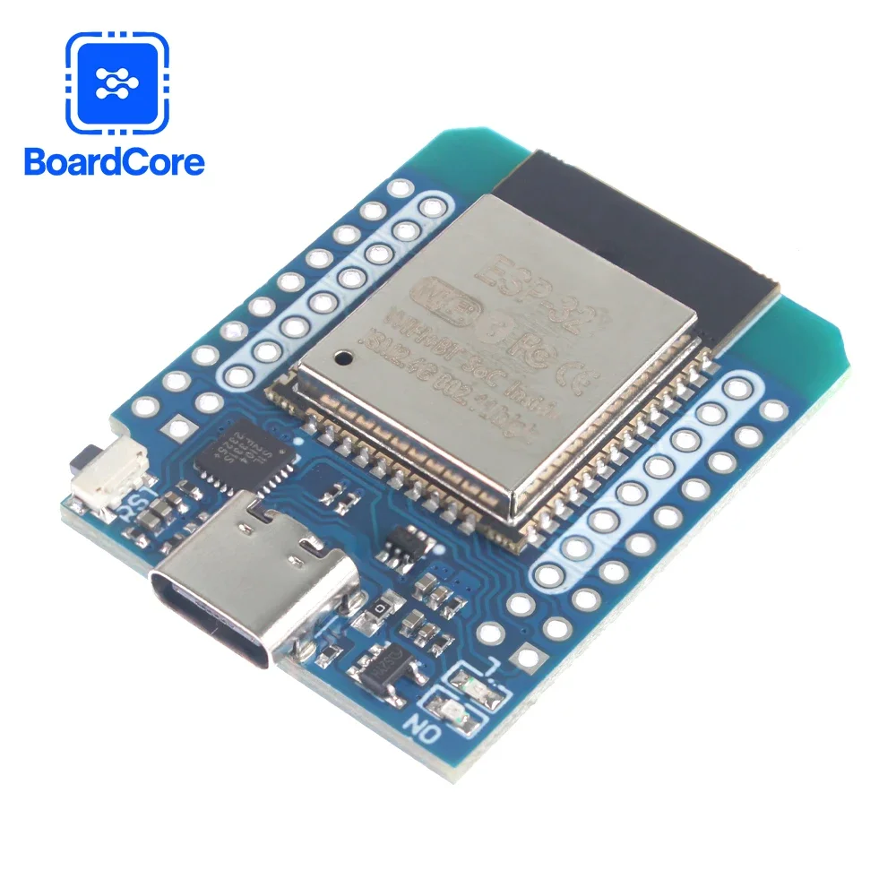 لاسلكي واي فاي BT-متوافق D1 وحدة صغيرة ثنائية النواة ESP32 IoT مجلس التنمية المصغّر USB Type-C CP2104 لبرمجة اردوينو