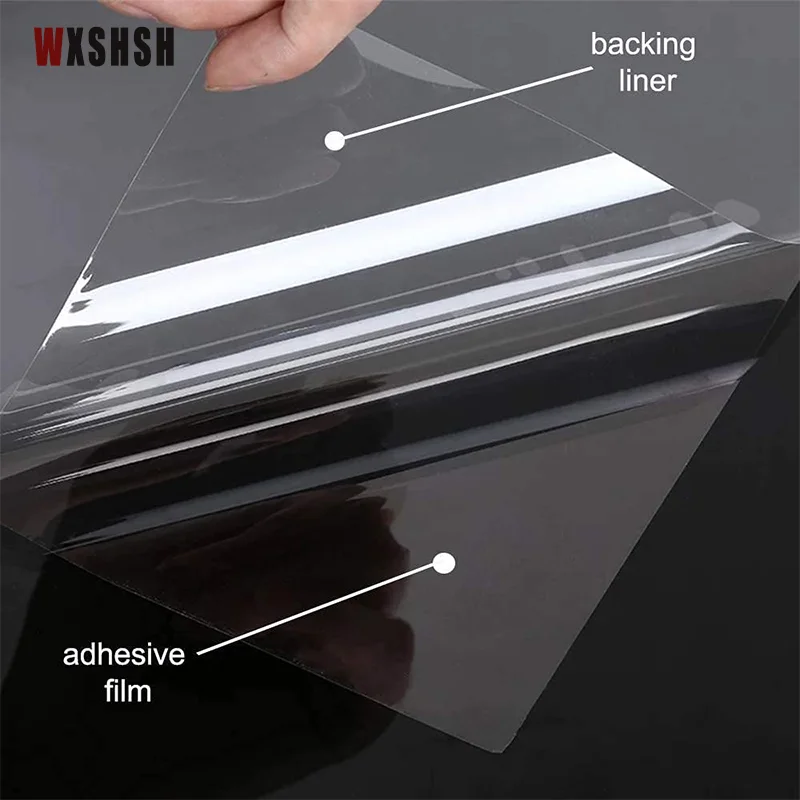 2mil Explosion-proof Clear Window Film Home Security Shatterproof Vinyl Window Sticker Removable for Home and Office