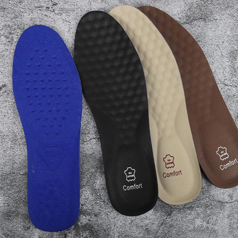 Soletta in pelle bovina per scarpe scarpe da uomo in pelle stivali inserti per scarpe modello deodorante morbido e traspirante solette ammortizzanti suola