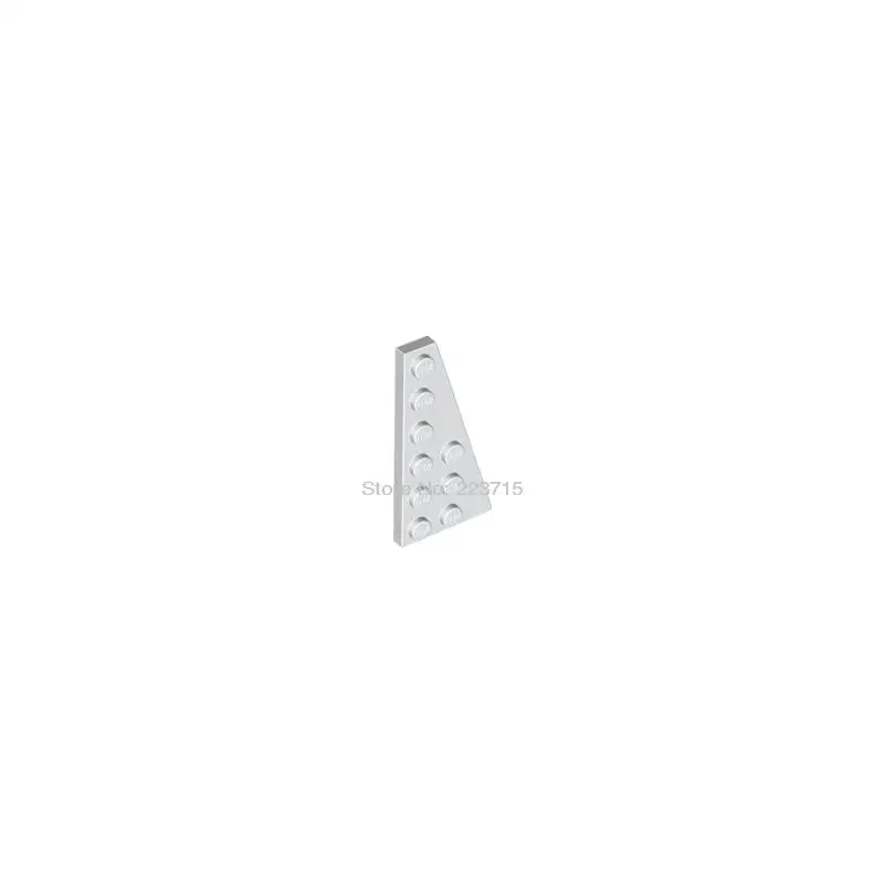 Plaque droite 3x6 W angle x 54383, 20 pièces, blocs de briques, compatibles avec d'autres assemblages de particules