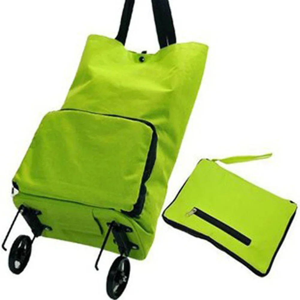Bolsa con ruedas, carrito de compras, bolsa de mano con ruedas, bolsa para carrito de comestibles, bolsa de compras mejorada, carrito de comestibles plegable, respetuoso con el medio ambiente