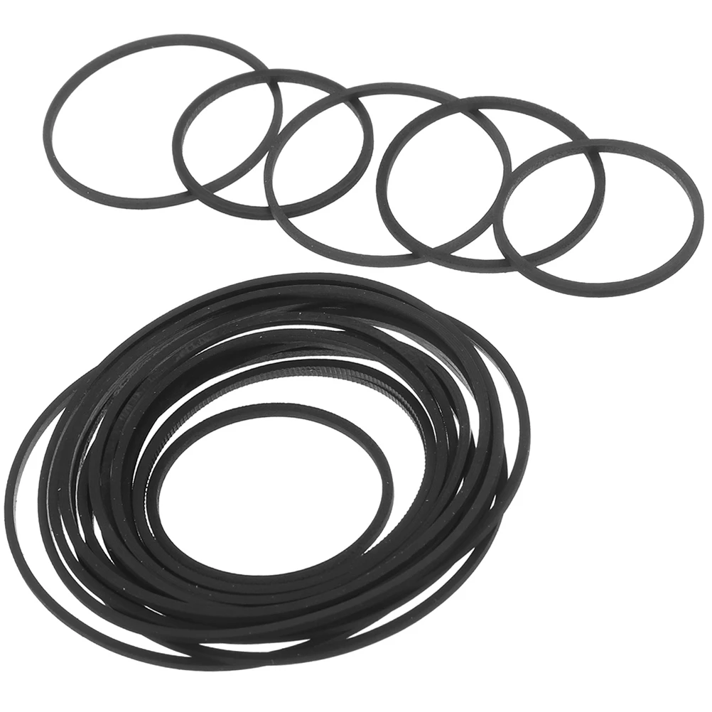 

60Pcs Cassette Tape Player Belts Replacement Strong Durability Precise Size Portable Audio Devices Maintenance