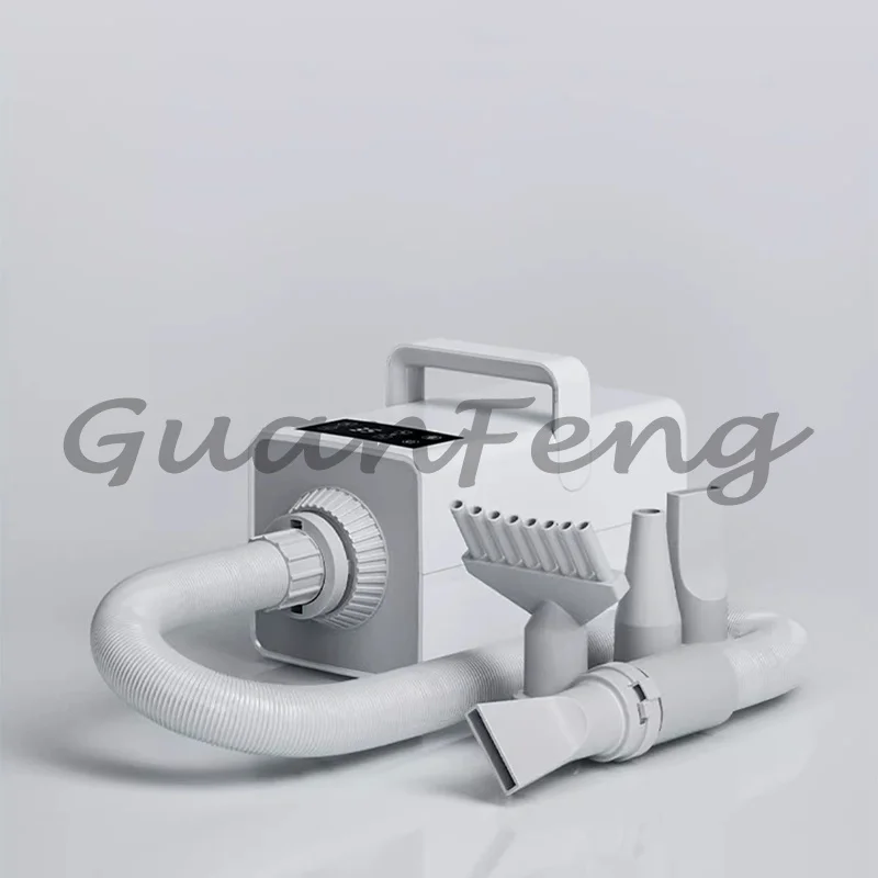 2200W Negative Ion Pet Grooming Blower Dryer, LED Control Adjustable Hot Wind Force Hair Drying Heater
