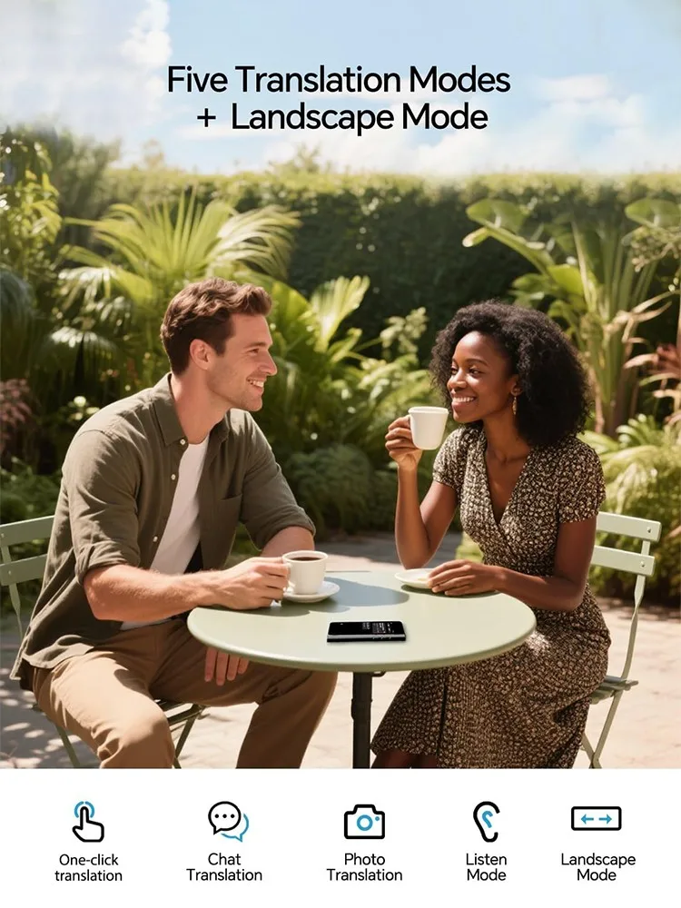 Timekettle Fluentalk NEW T1 AI Language Translator Support 40 Languages and Photo AI Translation Instant Real-time