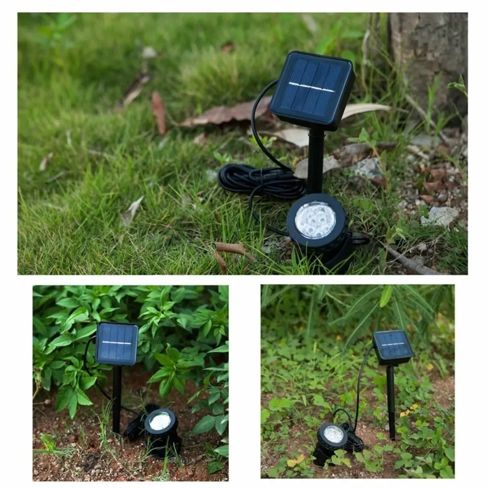 Dual Waterproof Solar Pond Spotlights Auto On/Off 1.2V/3.7V LED Solar Underwater Lights LED 6 Submersible Solar Spot Light