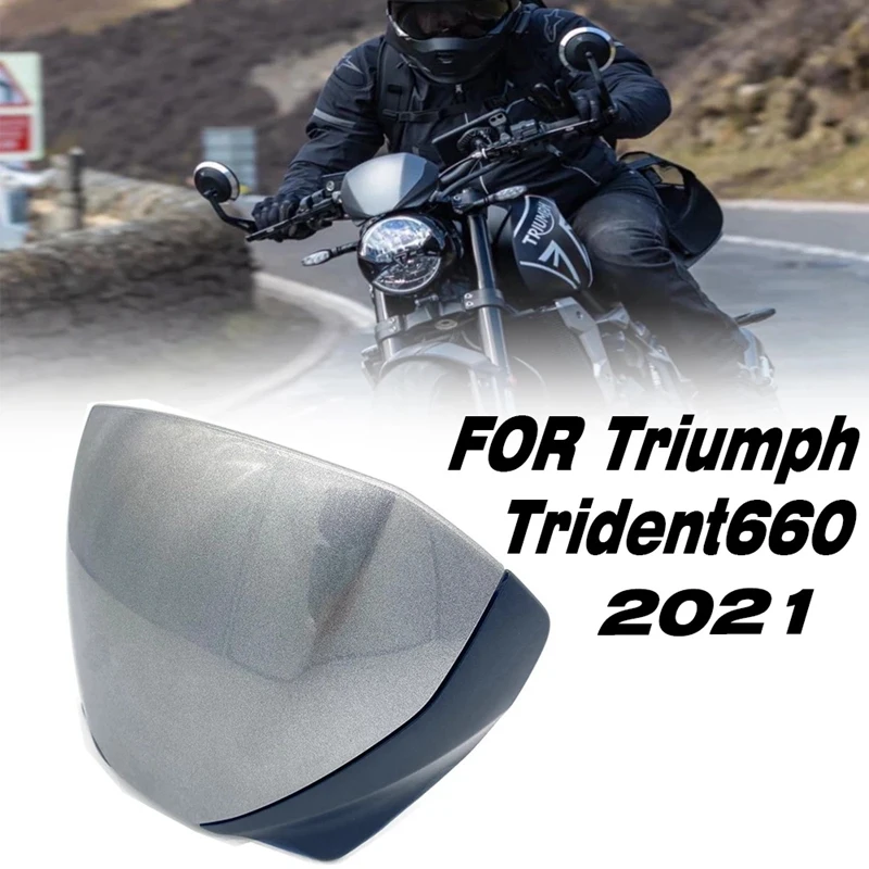 

Newmotorcycle Front Windshield Windscreen Windshield Fairing Windshield Deflector For Triumph Trident 660 2021