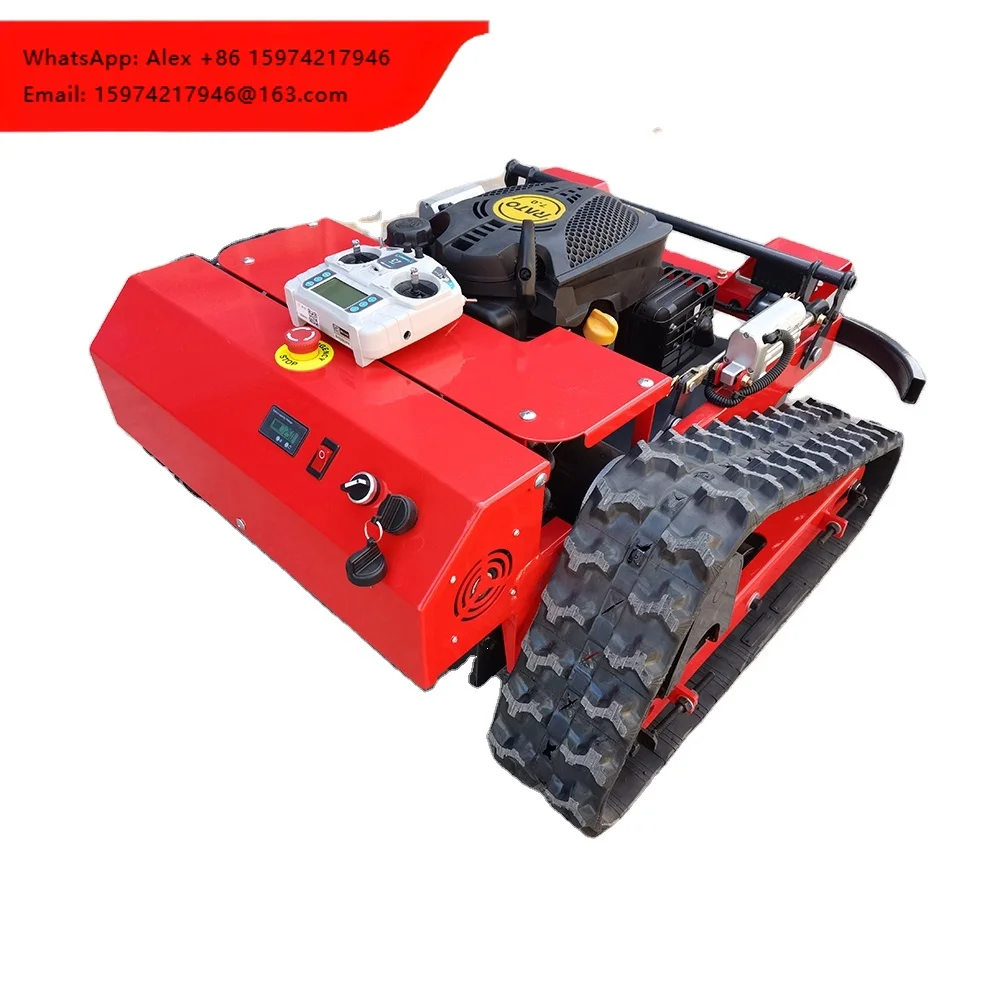 Hot Selling Industrial Self Propelled Remote Control Lawn Mower Garden Electric Remote Control Lawn Mower