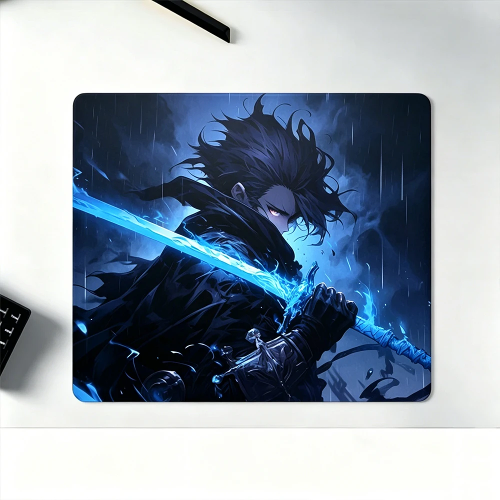 Jaanese S-Skadira Azure Blade Photovoltaic Glass Mouse Pad Tempered Upgrade Smooth FPS Game & Office Specific Pc Laptop Desk Mat