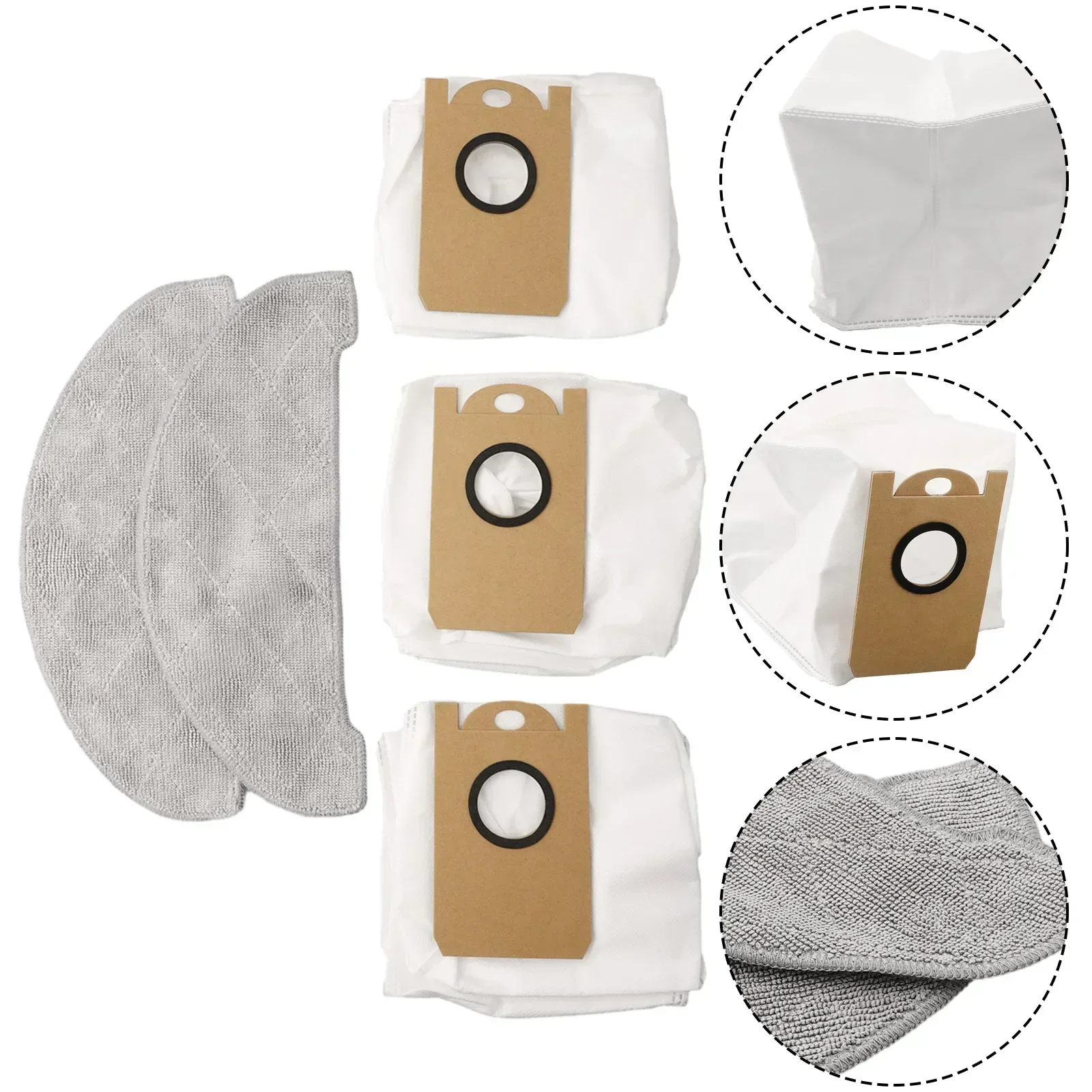 Dust Bags Mop Cloth Kit For IMOU L11 Pro Max Vacuum Cleaner Spare Parts Household Cleaning Replacement Accessories