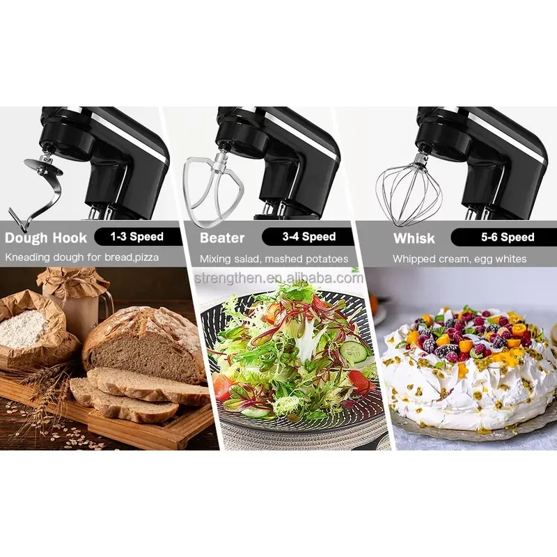 Commercial Stainless Steel 48kg 10 Litre Dough Mixer 10l Bakery Bread Shop Use 220V Flour Dough Mixer Price 10l Dough Mixer