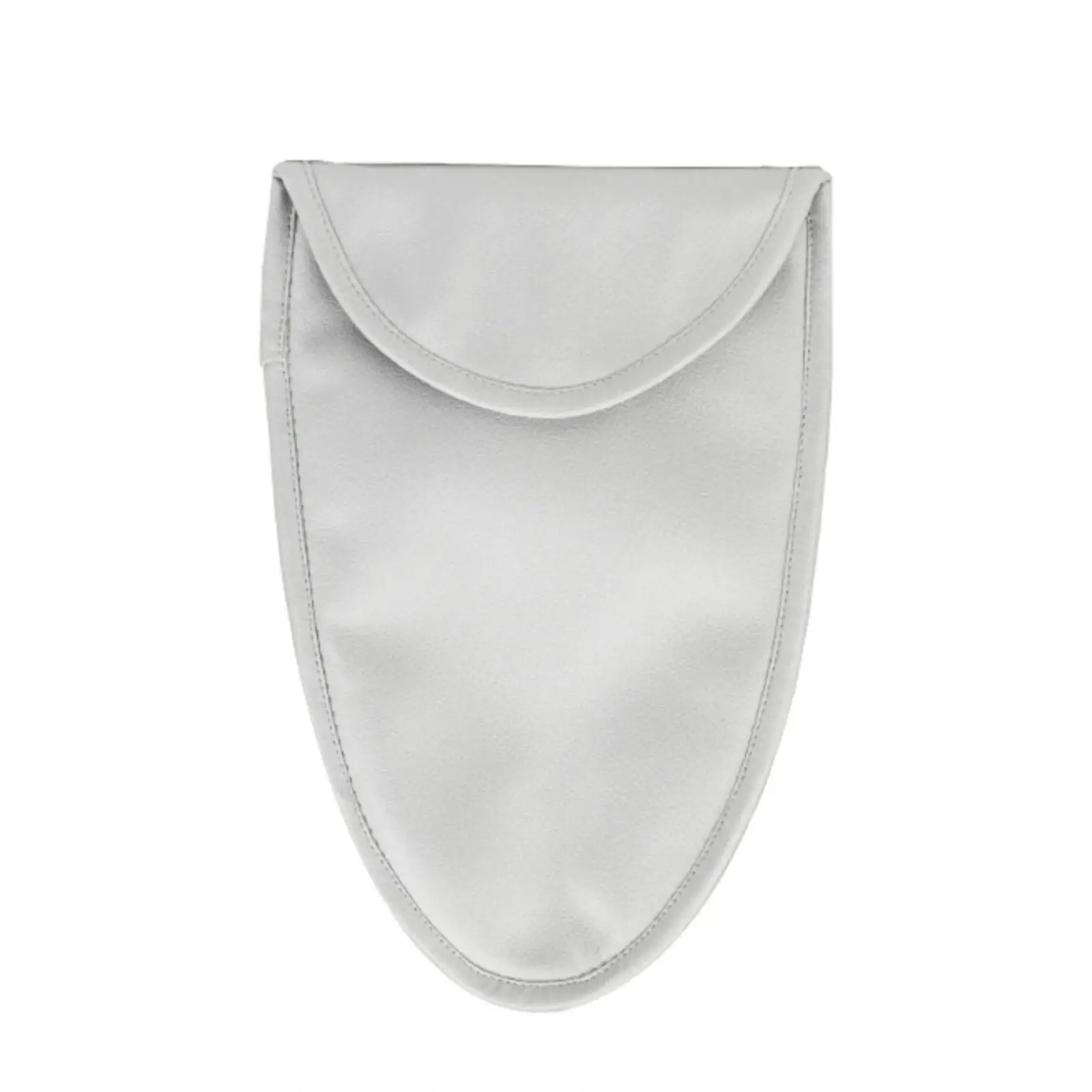 Suede Saxophone Neck Pouch Secure Hook Loop Closure for Alto Sax Mouthpiece Storage