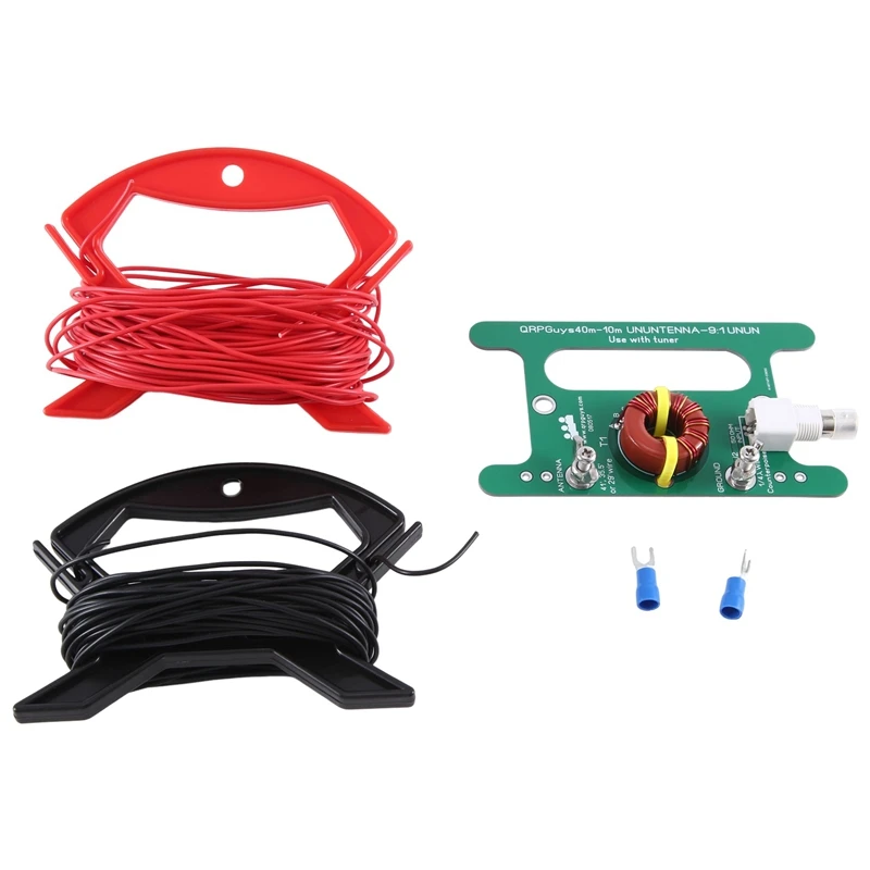 Piezas de Repuesto de antena Balun SDR portátil, Kit de Cable largo SDR, placa de antena de Cable largo, accesorios de receptor SDR, 10W, 9: 1