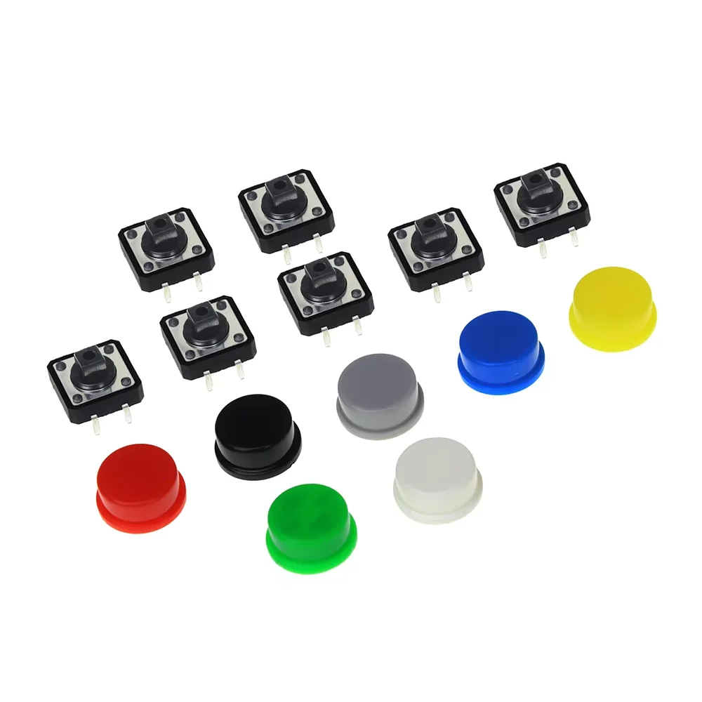 Articoli Elettronica Smart, smartwatch, bracciali smart fitness Tattile Push Button Switch Momentaneo 12*12*7.3MM Micro Tasto di Interruttore + 5