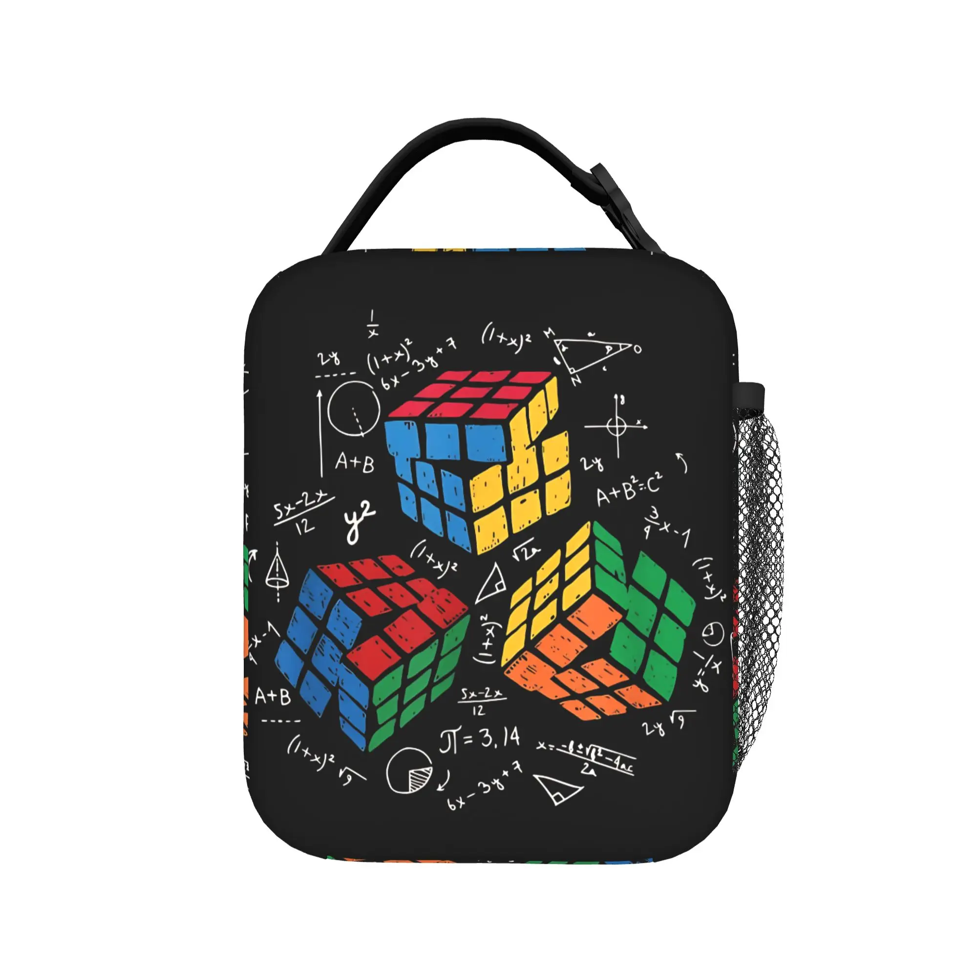 Bolsa de almuerzo para amantes de la matemática, bolsa de almuerzo para picnic, bolsa de almuerzo con estampado para hombres, bolsa térmica Oxford
