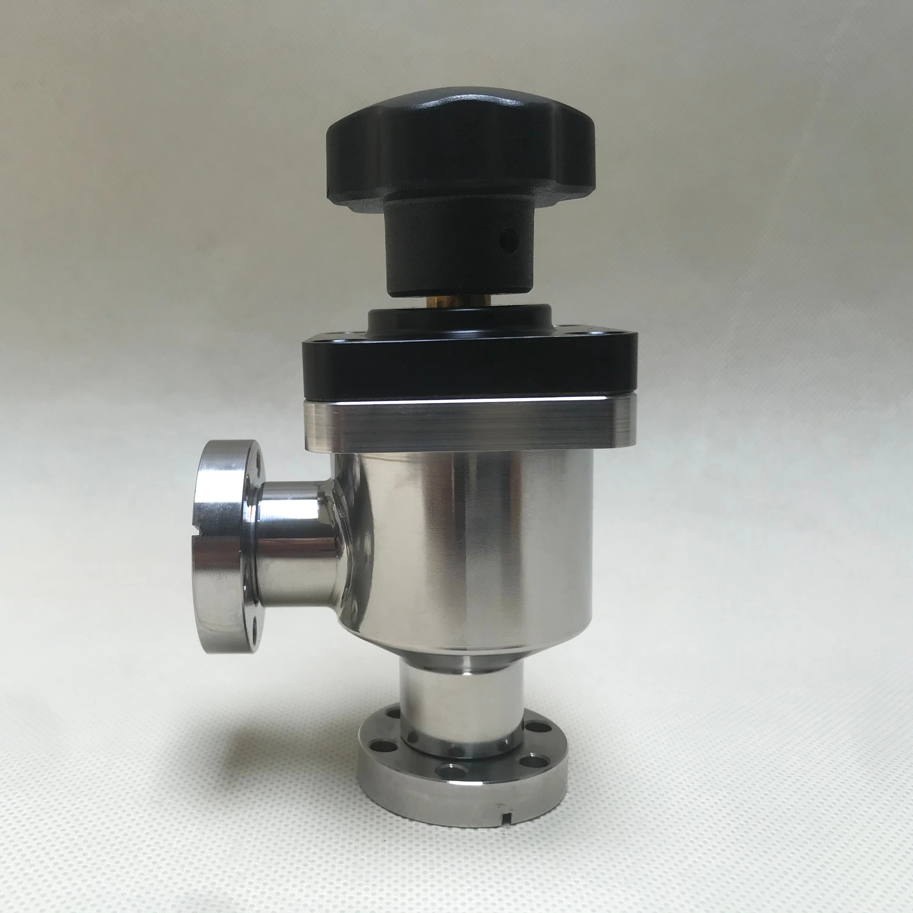 CF Series Ultra-high vacuum angle valves professional manufacture different types manual pneumatic motor driven Y L angle valve